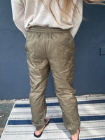 Quilted jogger pant