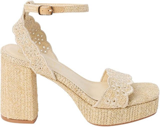 MATISSE Maiden Platform Heeled Sandal-Natural