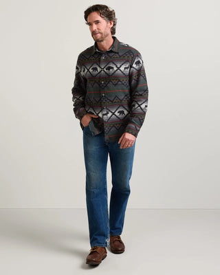PENDLETON Marshall Chamois Shirt in Lost Trail Black