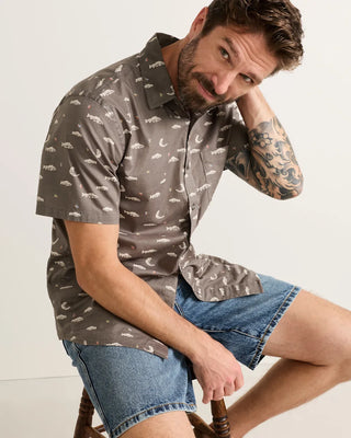 PENDLETON Shoreline Shirt - Grey Fish