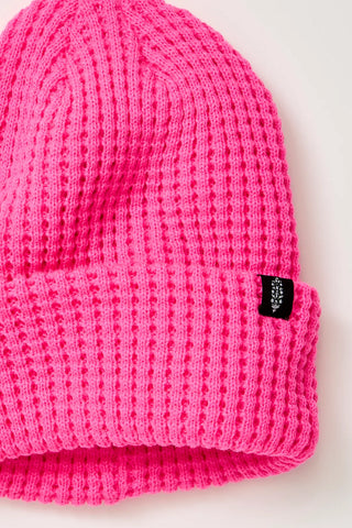 FREE PEOPLE Movement Cool Down Beanie in Hot Pink