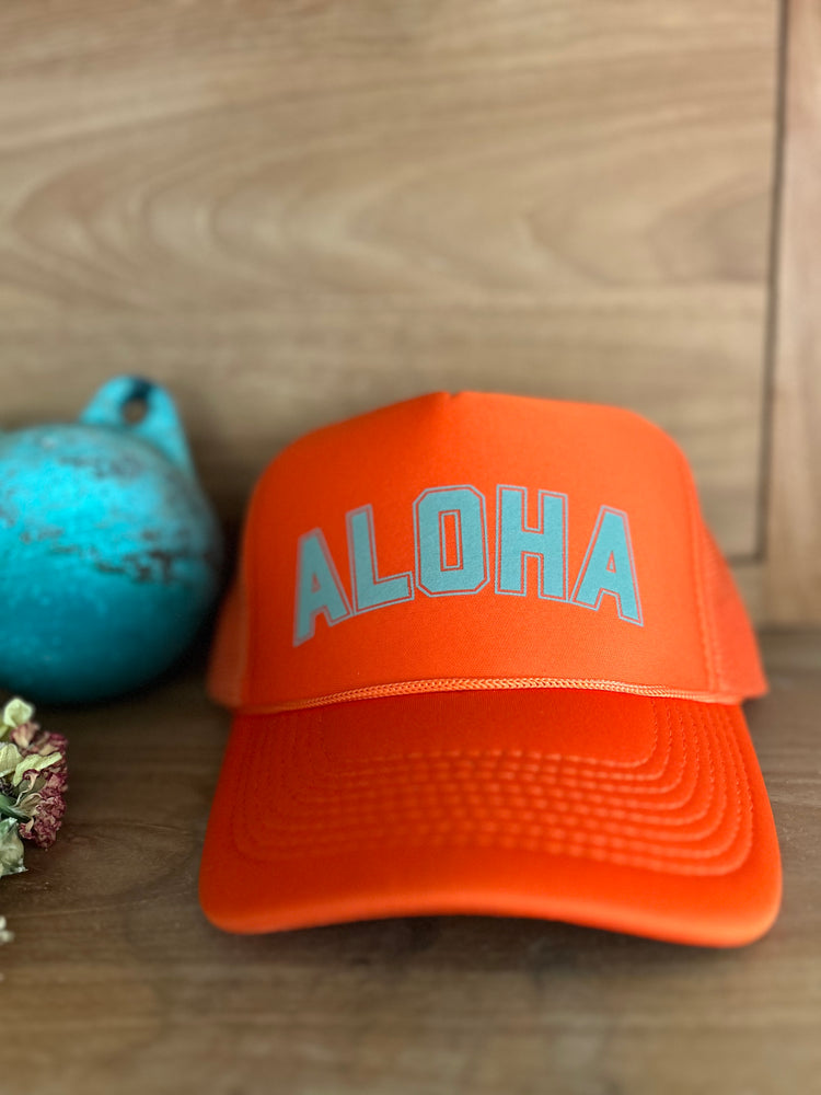 College of Aloha trucker hat