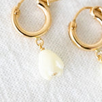 Pikake Huggie Hoop earrings