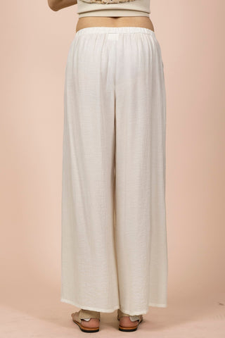 White Wide-Leg Pants - Salty Babe Pants