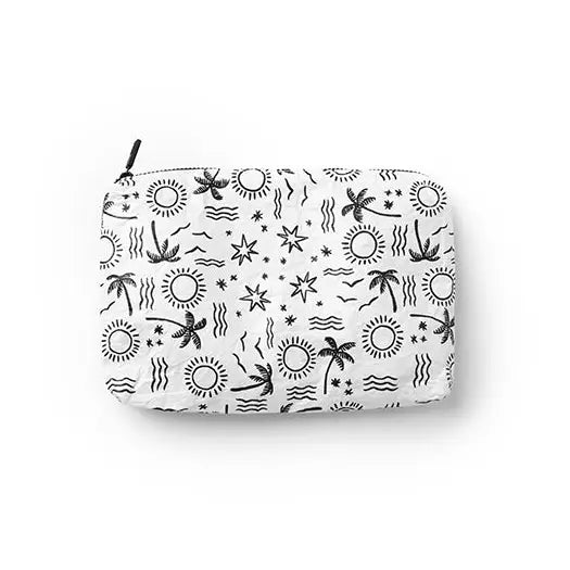 Prints & Checks water resistant pouch