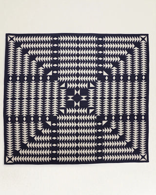 PENDLETON Organic Cotton Matelasse Coverlet in Midnight Nova