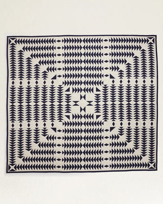 PENDLETON Organic Cotton Matelasse Coverlet in Midnight Nova