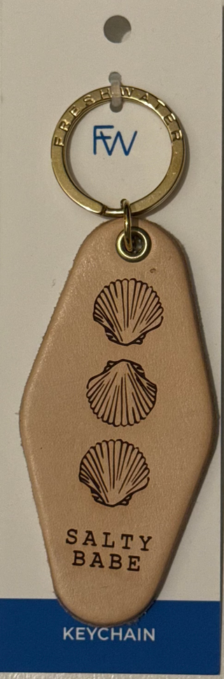 Salty Babe Shells Keychain