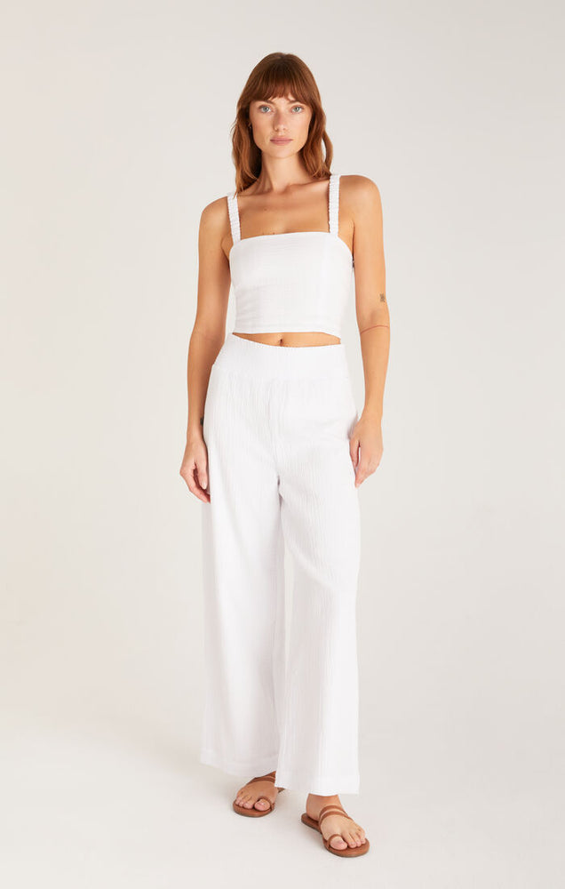 ZSUPPLY Cambria Gauze top-White