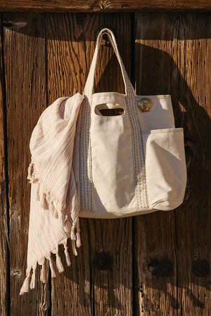 FREE PEOPLE Caravan canvas tote bag