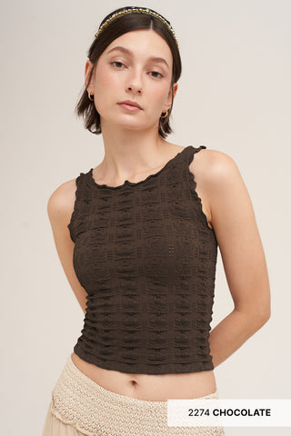 NIKIBIKI Floral Edge Top