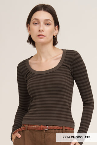 NIKIBIKI Striped Long Sleeve Top