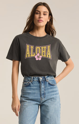 ZSUPPLY Aloha Flower boyfriend tee