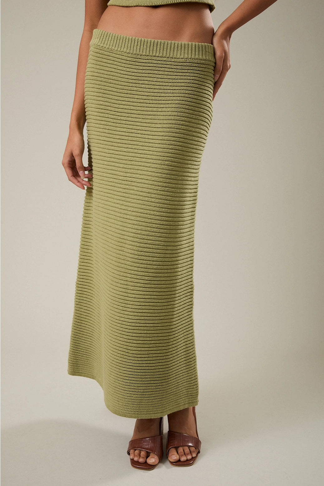 Green Midi Skirt - Salty Babe Skirts