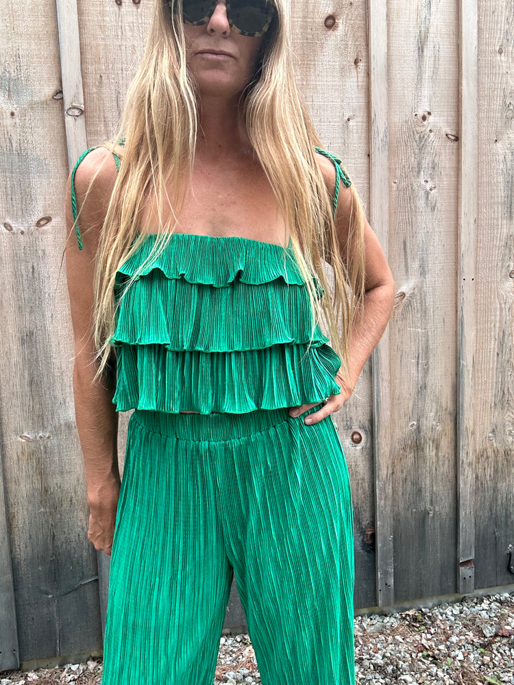 Bodre pleated top