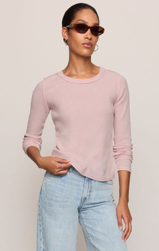 ZSUPPLY Arlet Mini Thermal Top in Soft Blush