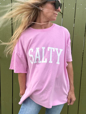 Salty graphic oversized tee