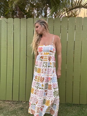 Floral Printed Maxi Dress