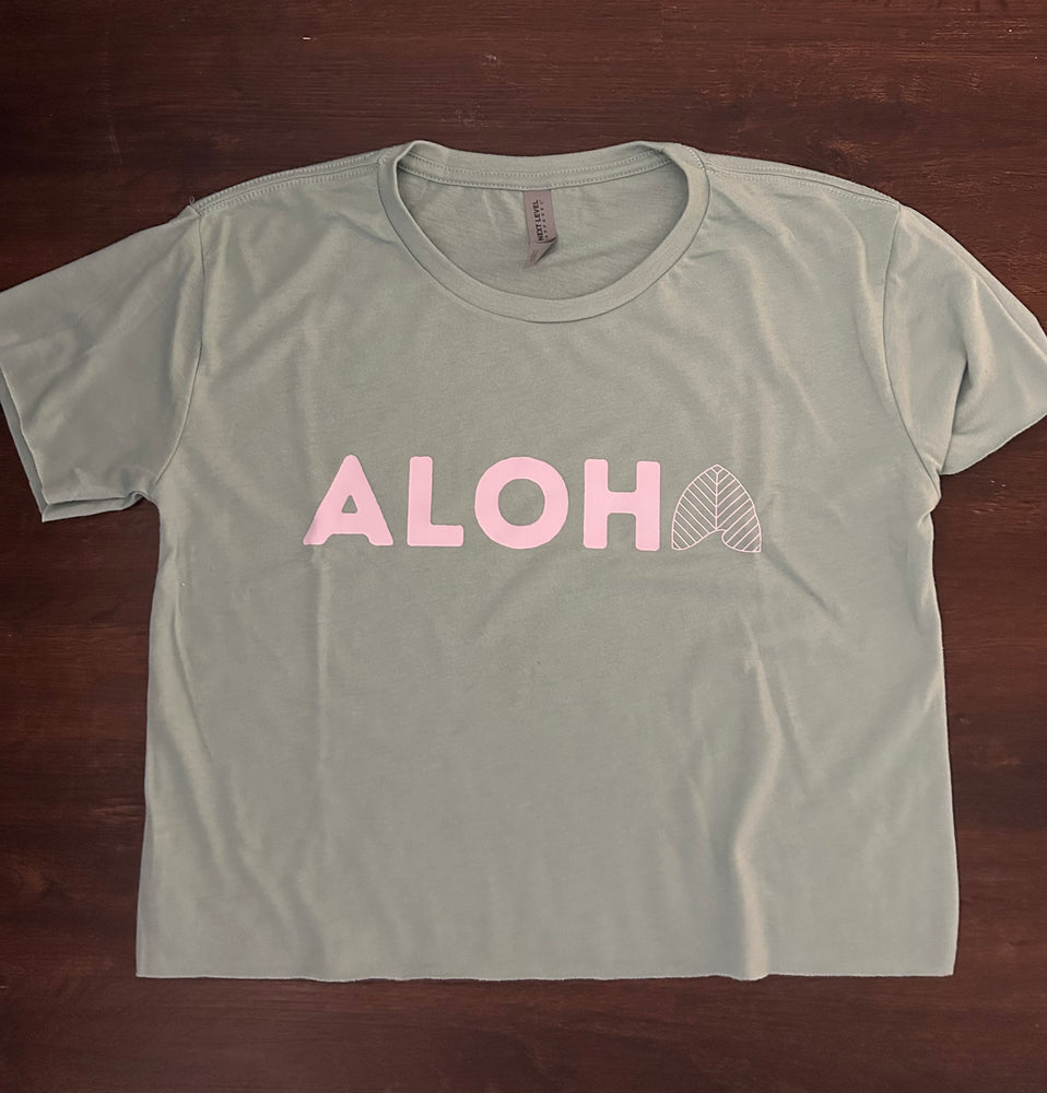 Aloha Mahalo Cropped Tee