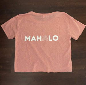 Aloha Mahalo Cropped Tee