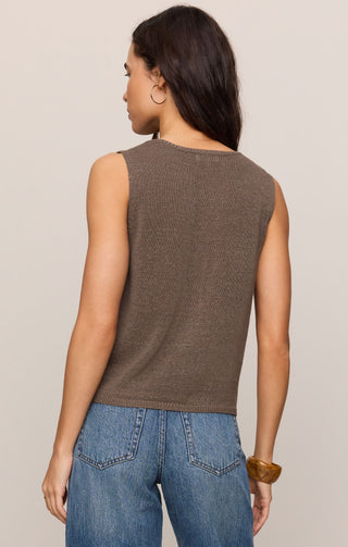 ZSUPPLY Syd Sweater Vest in Pebble Coast