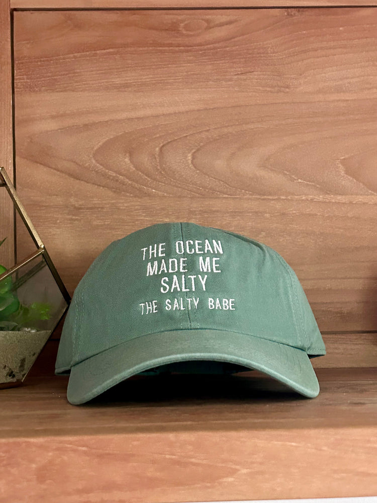 The Ocean Made Me Salty Baseball Hat
