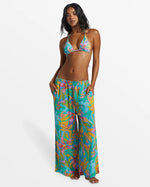 BILLABONG Sun Catcher elastic waist printed pants-Marina