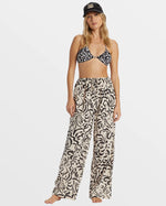 BILLABONG Sunny Daze Elastic Waist Pants - Dove