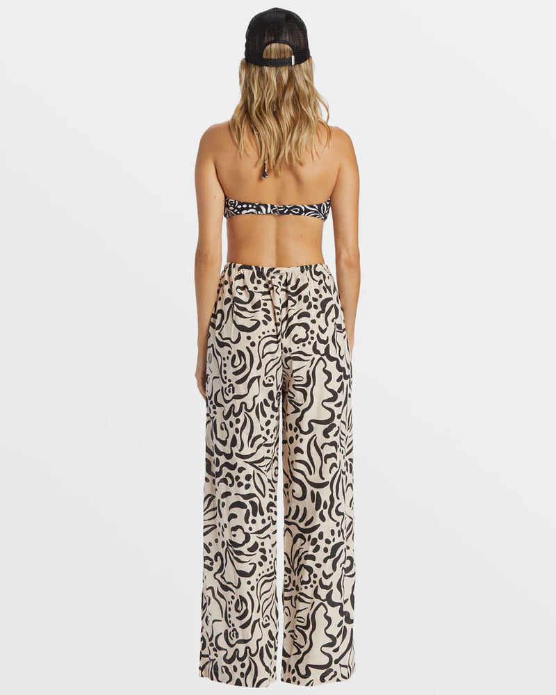 BILLABONG Sunny Daze Elastic Waist Pants - Dove