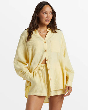 BILLABONG Swell Blouse long sleeve top-Cali Rays