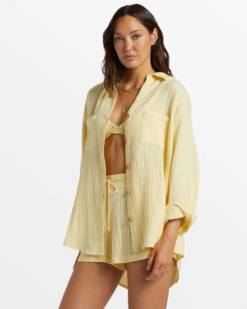 BILLABONG Swell Blouse long sleeve top-Cali Rays