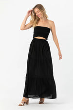 TIARE HAWAII Athena Maxi dress- Black