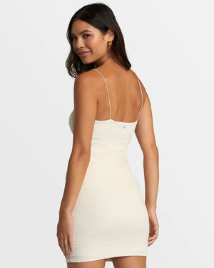 RVCA Fey Scrunch mini dress