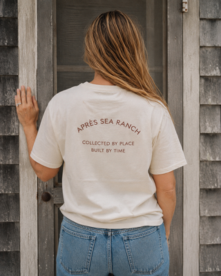 Apres Sea Ranch SoCal Oversized Tee- Sea Salt