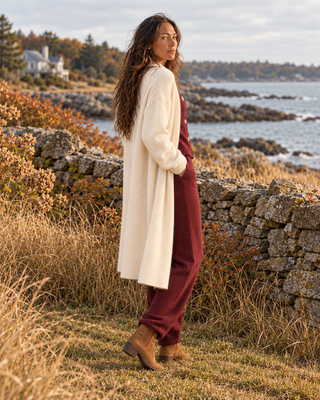 The Laurel Longline Cardigan - Alpaca
