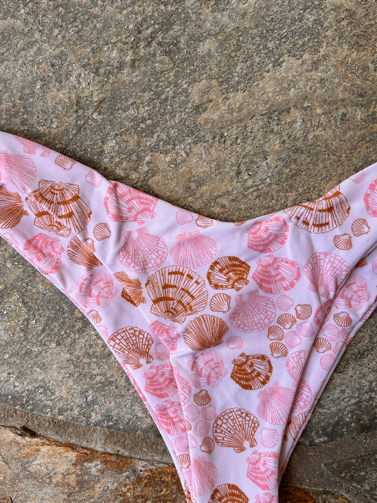 Shell Print Cheeky V bikini bottom