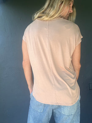 Iced Coffee drapey tee