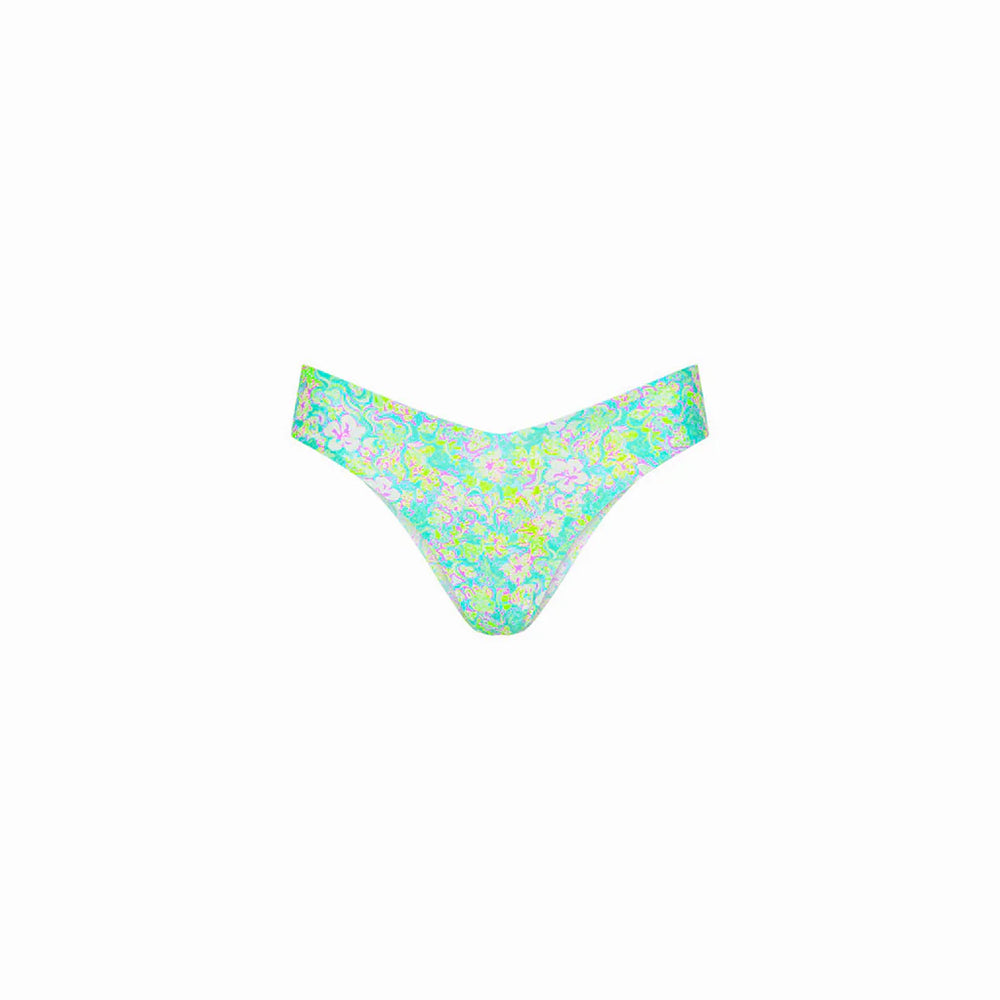 KULANI KINIS Cheeky V Bikini Bottom - Hibiscus Fizz