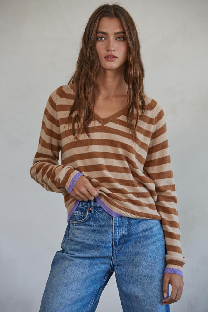 Emery striped  sweater