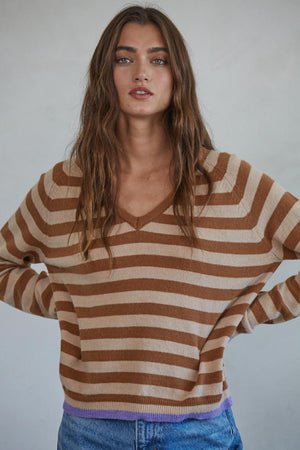 Emery striped  sweater