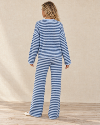 Ella Striped Henley Knit Top