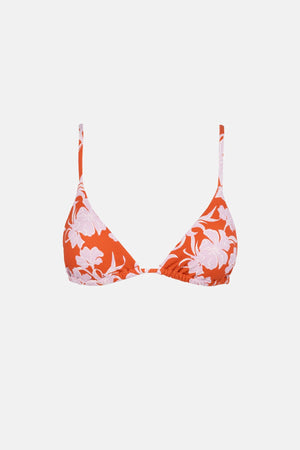 RHYTHM Catalina Floral Slide Tri bikini top