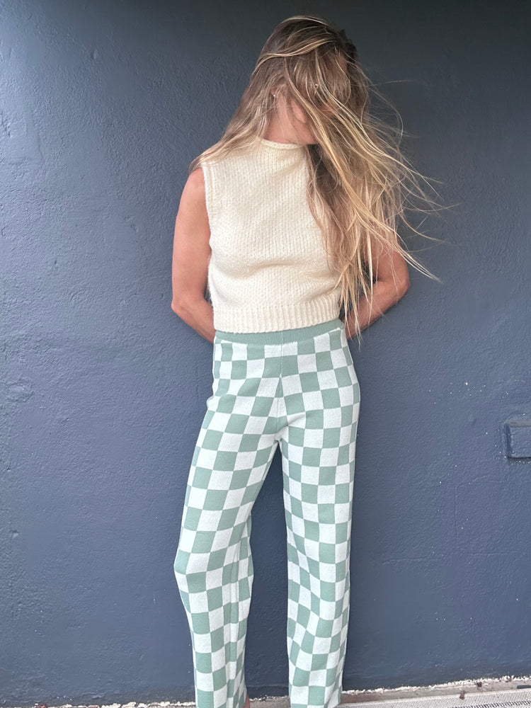 Checkered Flag sweater pant