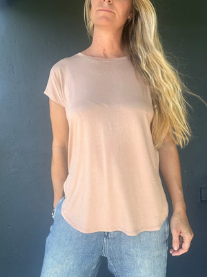 Iced Coffee drapey tee