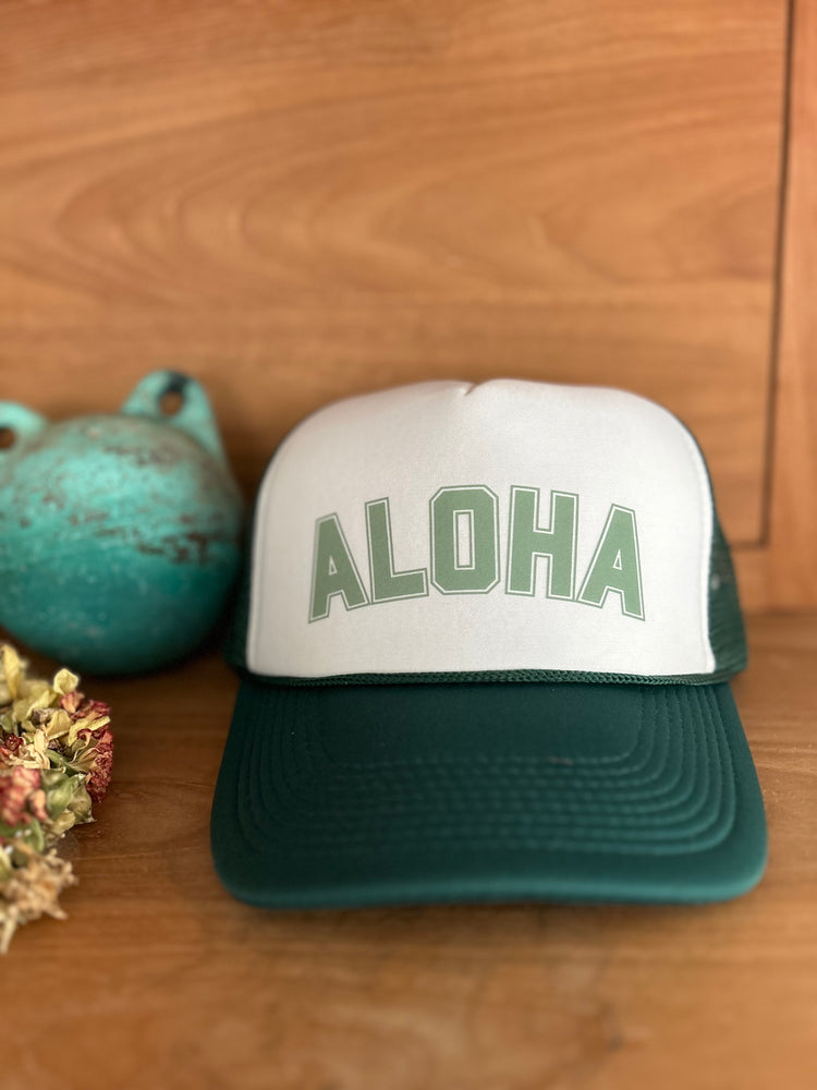 College of Aloha trucker hat