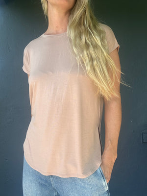 Iced Coffee drapey tee