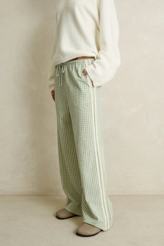 RHYTHM Kirri Check Pant in Green