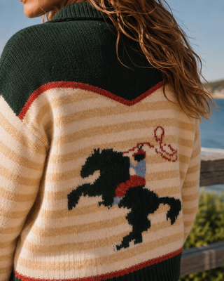 Lasso Line Zip Sweater