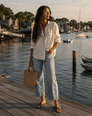The Tide Line Wide-Leg Jean