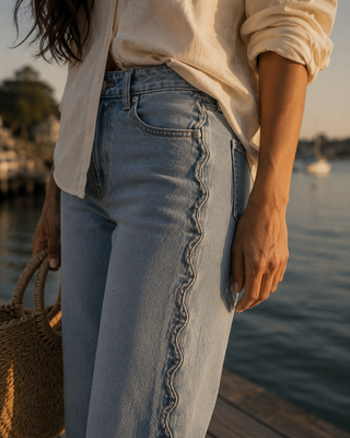The Tide Line Wide-Leg Jean